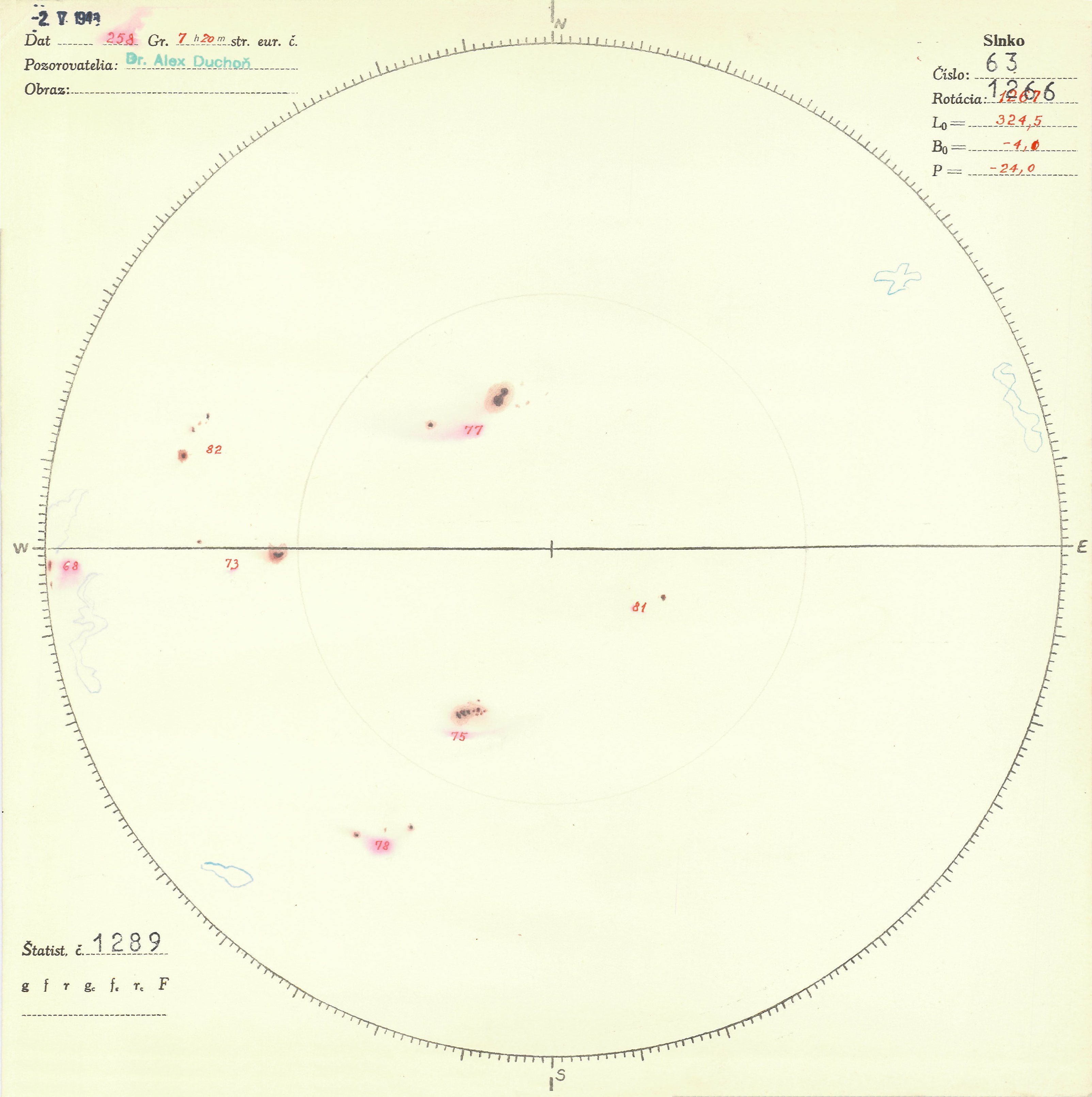 Obrázok zákresu Slnka na deň 02.05.1948