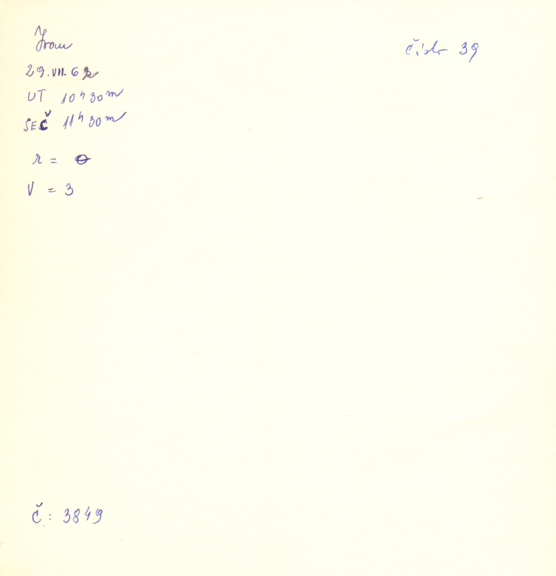 Obrázok zákresu Slnka na deň 29.07.1962