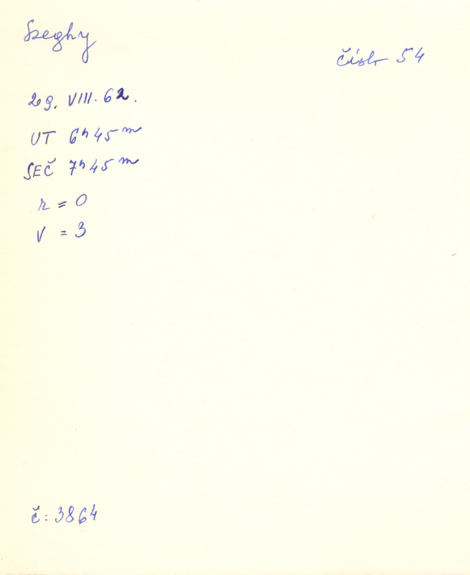 Obrázok zákresu Slnka na deň 29.08.1962