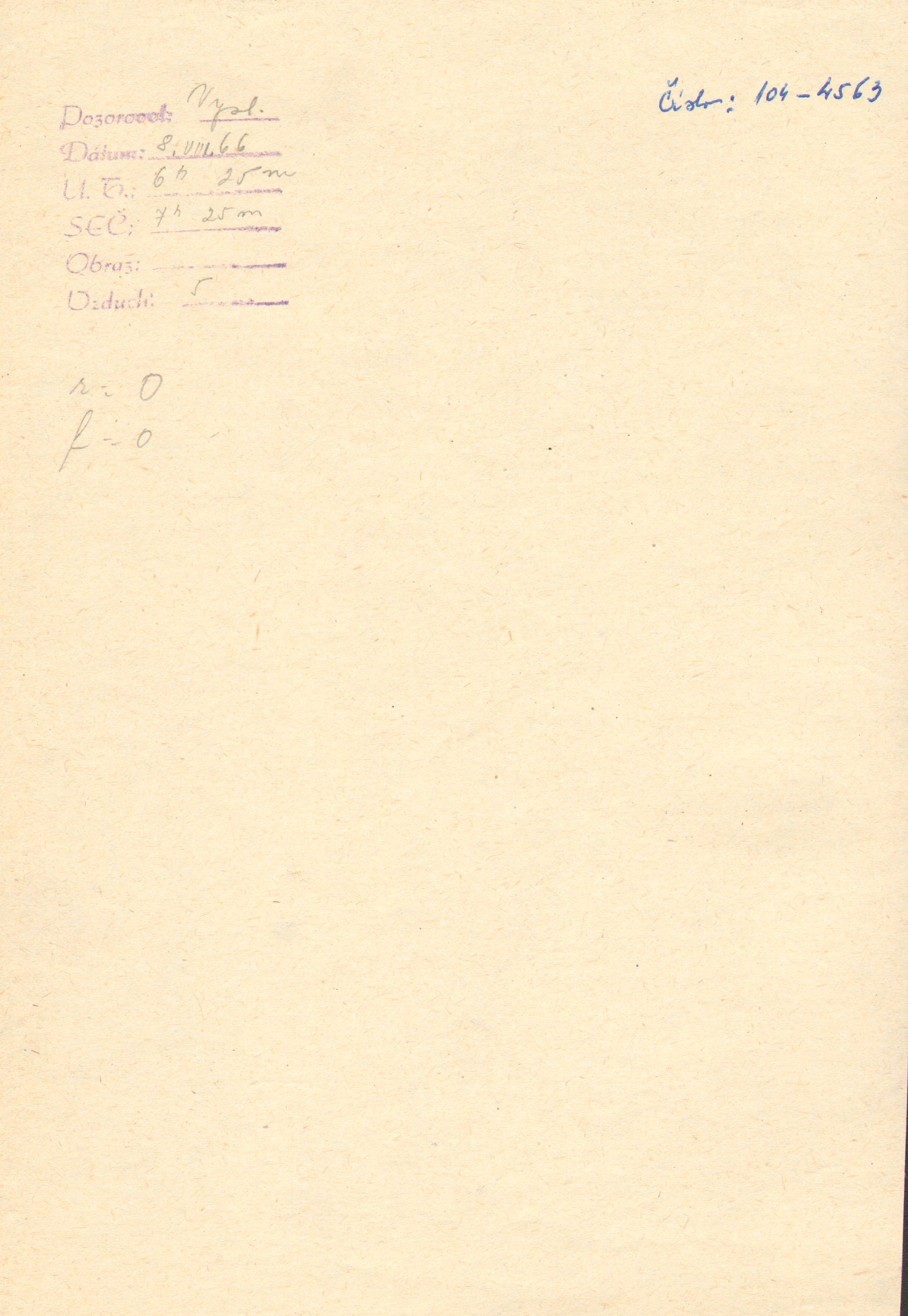 Obrázok zákresu Slnka na deň 08.08.1966