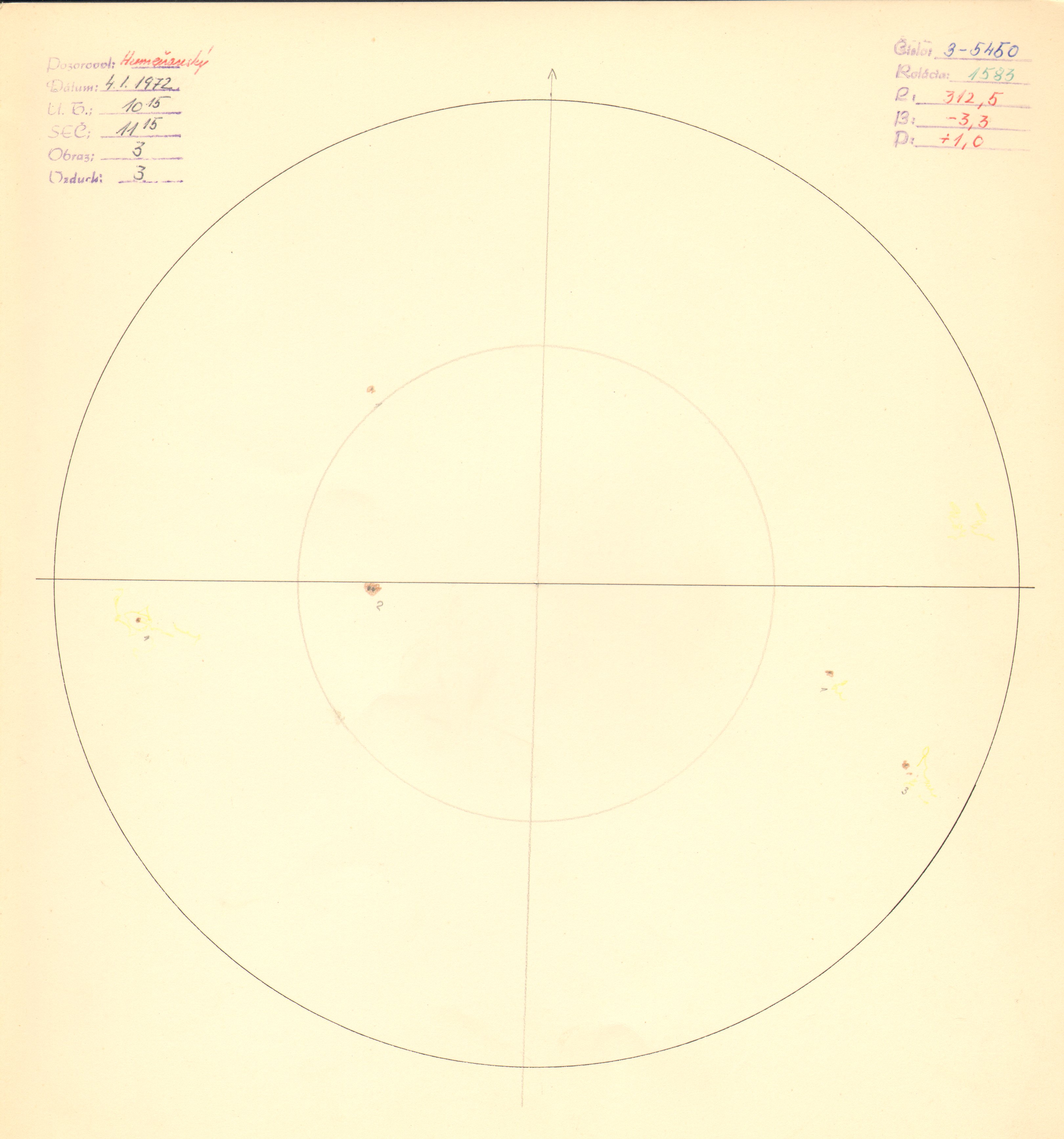 Obrázok zákresu Slnka na deň 04.01.1972