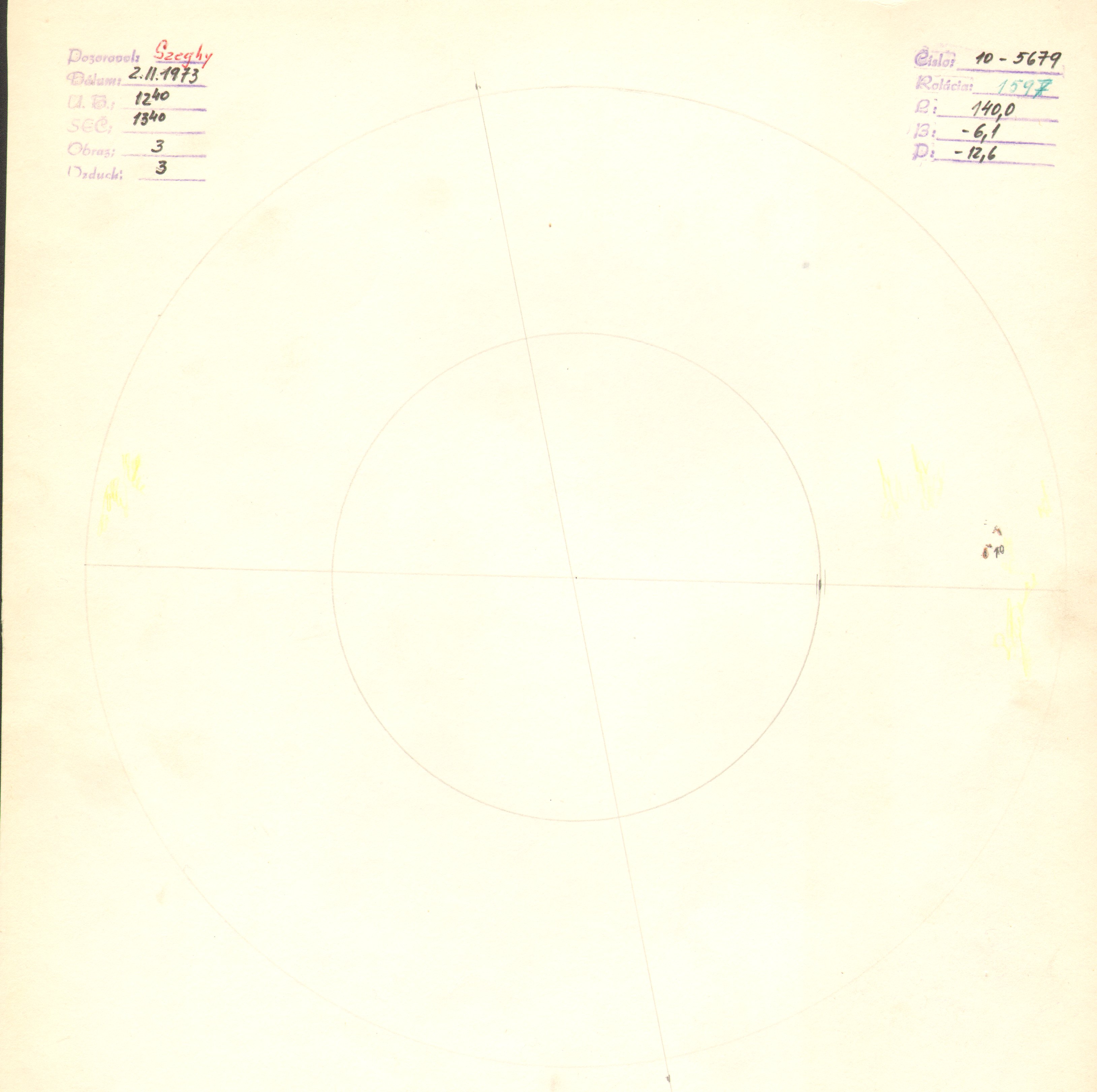 Obrázok zákresu Slnka na deň 02.02.1973