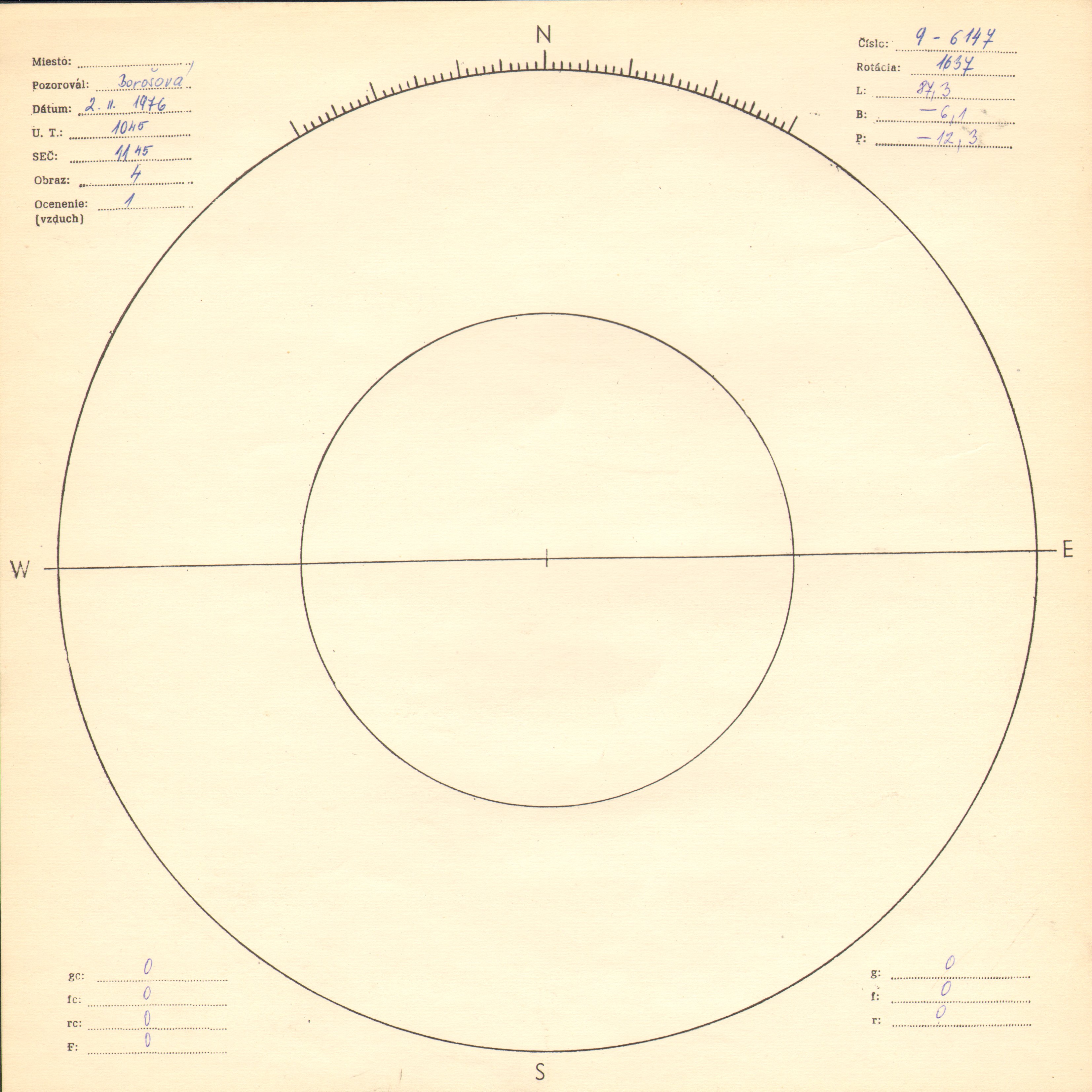Obrázok zákresu Slnka na deň 02.02.1976